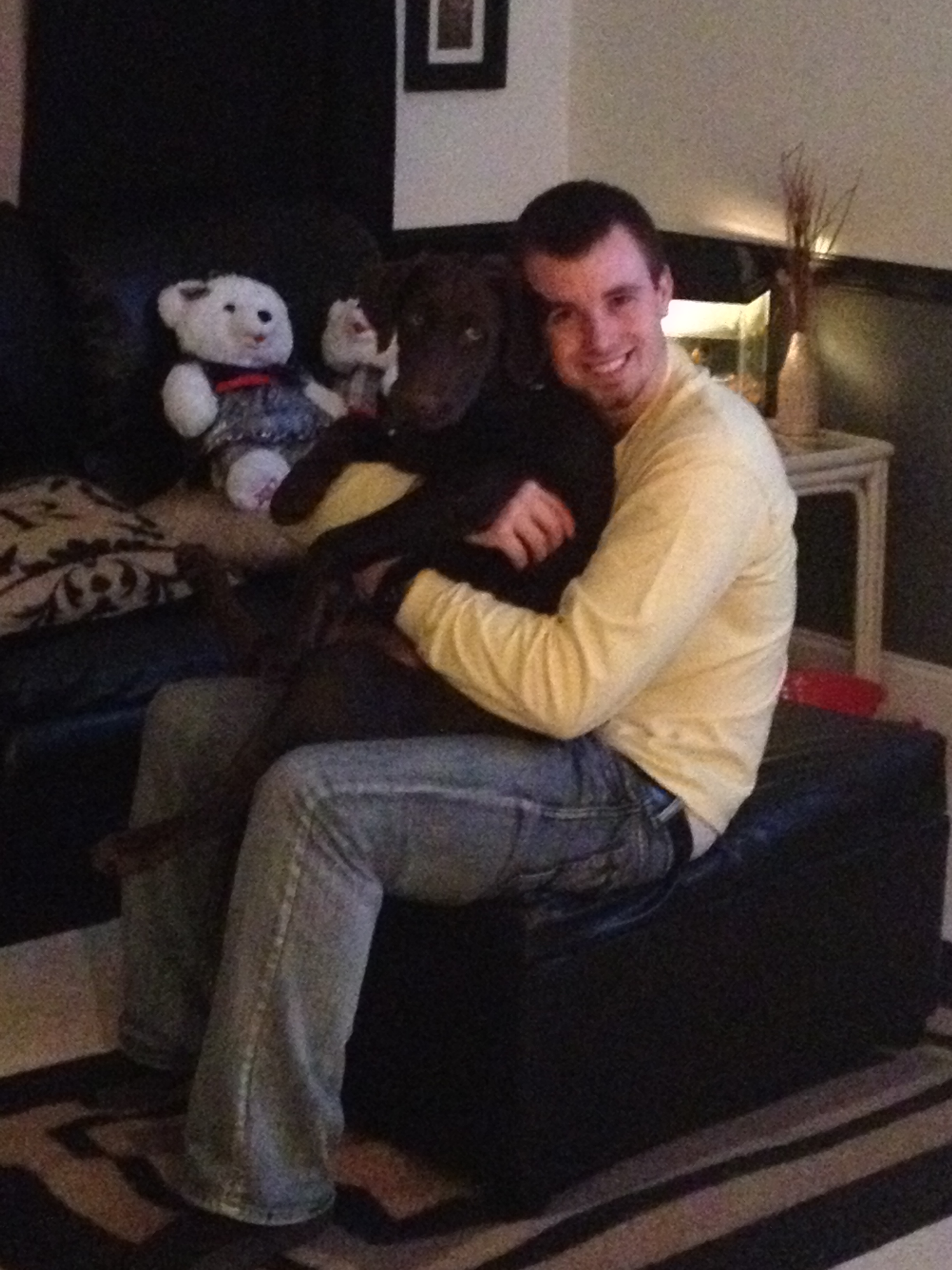 Jeremy and his pup