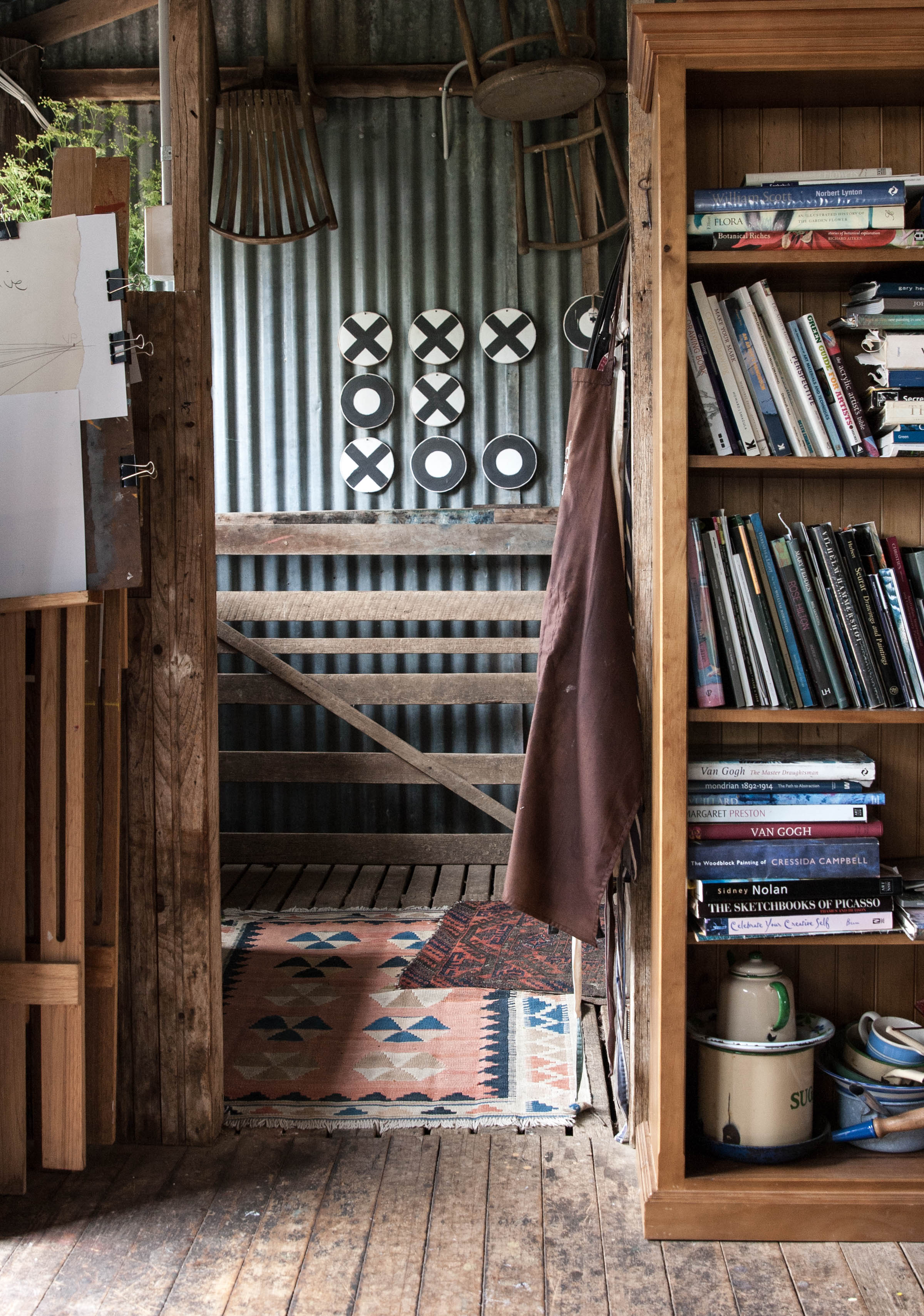 The woodshed at Kimbri where the course was held
