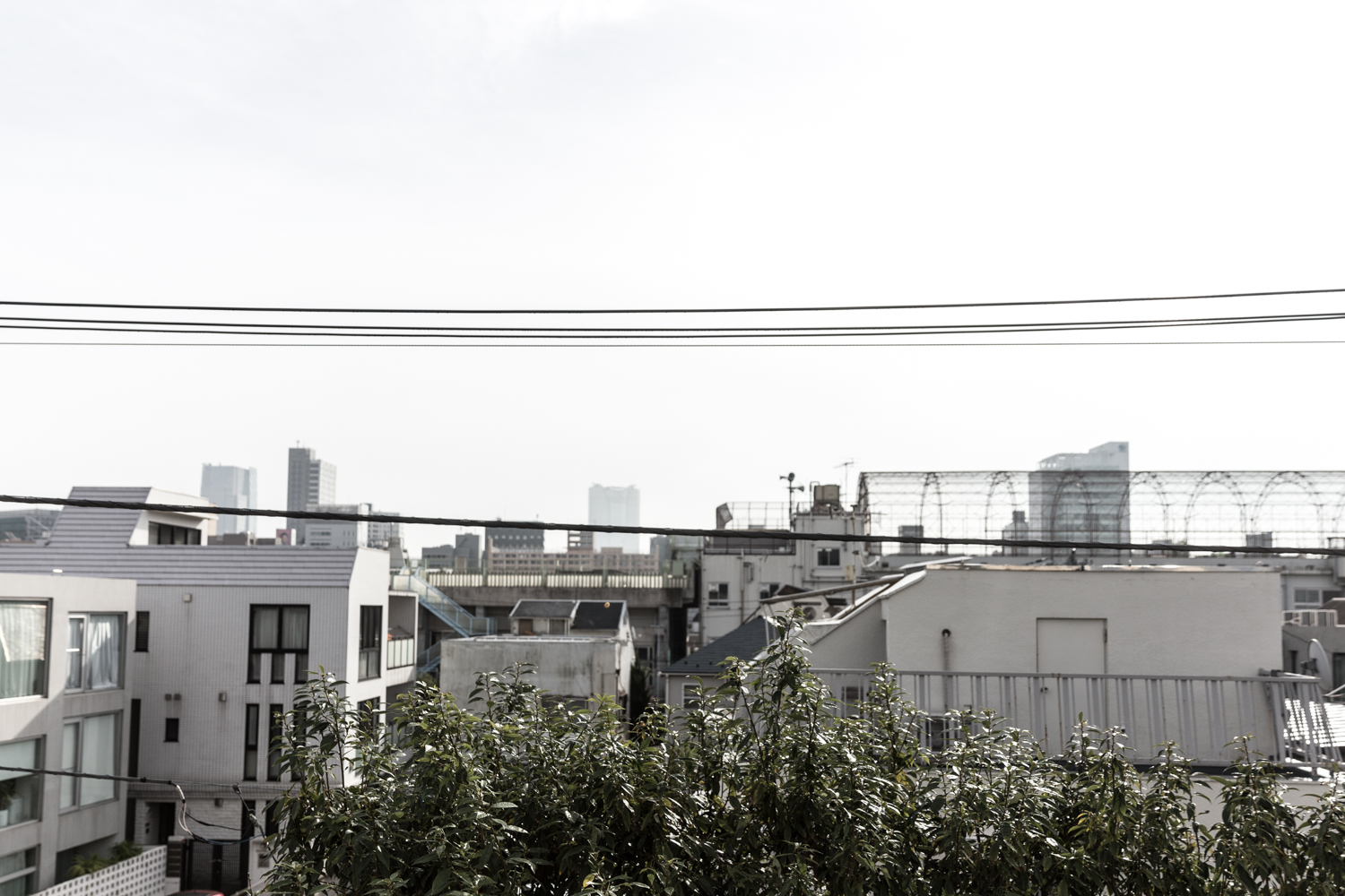 The view from our excellent AirBnB apartment in Omotesando