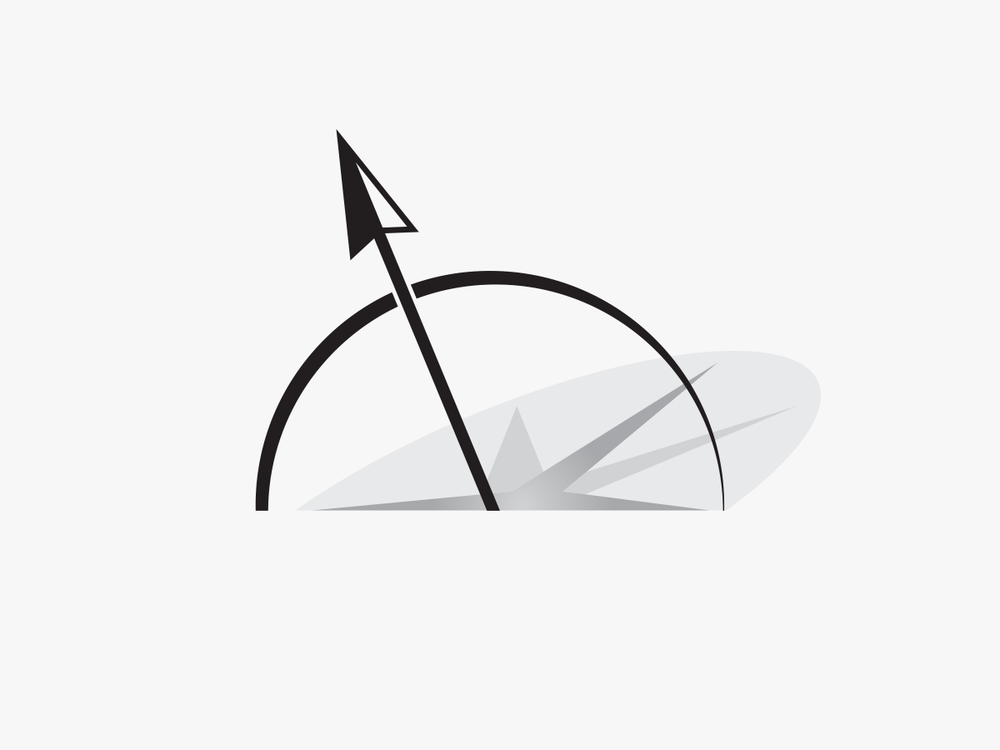 Logomark featuring the upward-facing bow