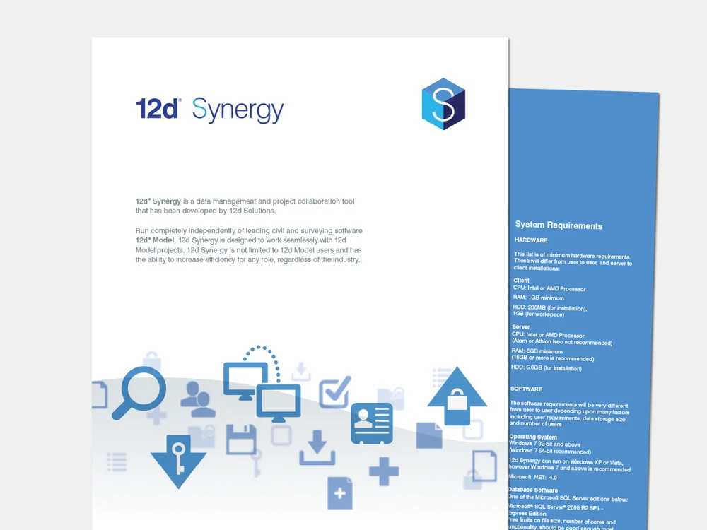 Topline brochure and collateral developed for Synergy