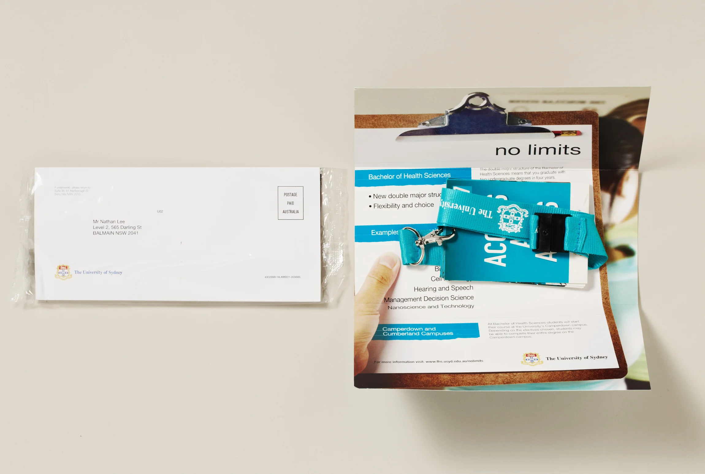 The final mailpiece tailored by segment and assembled for each individual