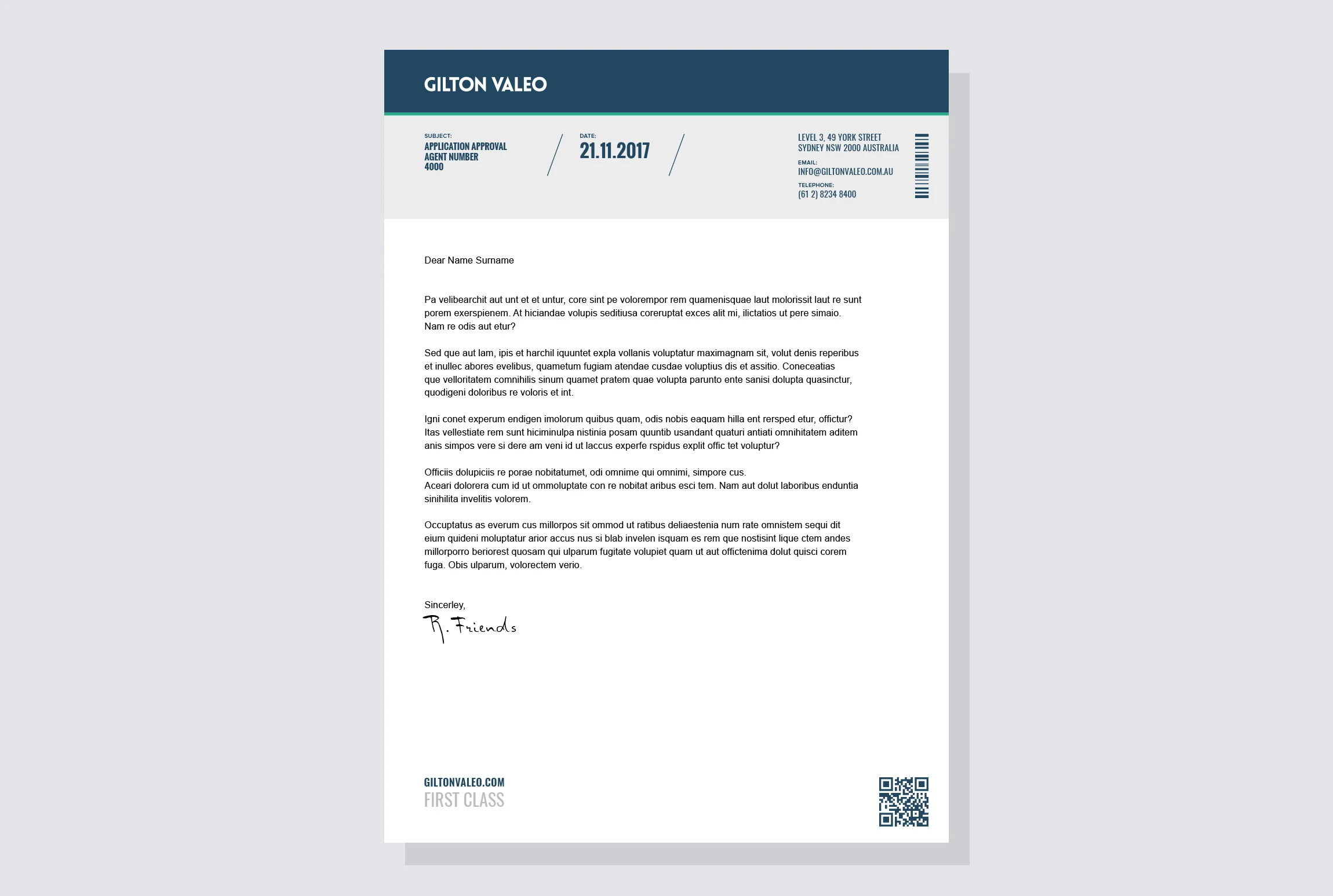 Letterhead Template design, following on with the airline theme.