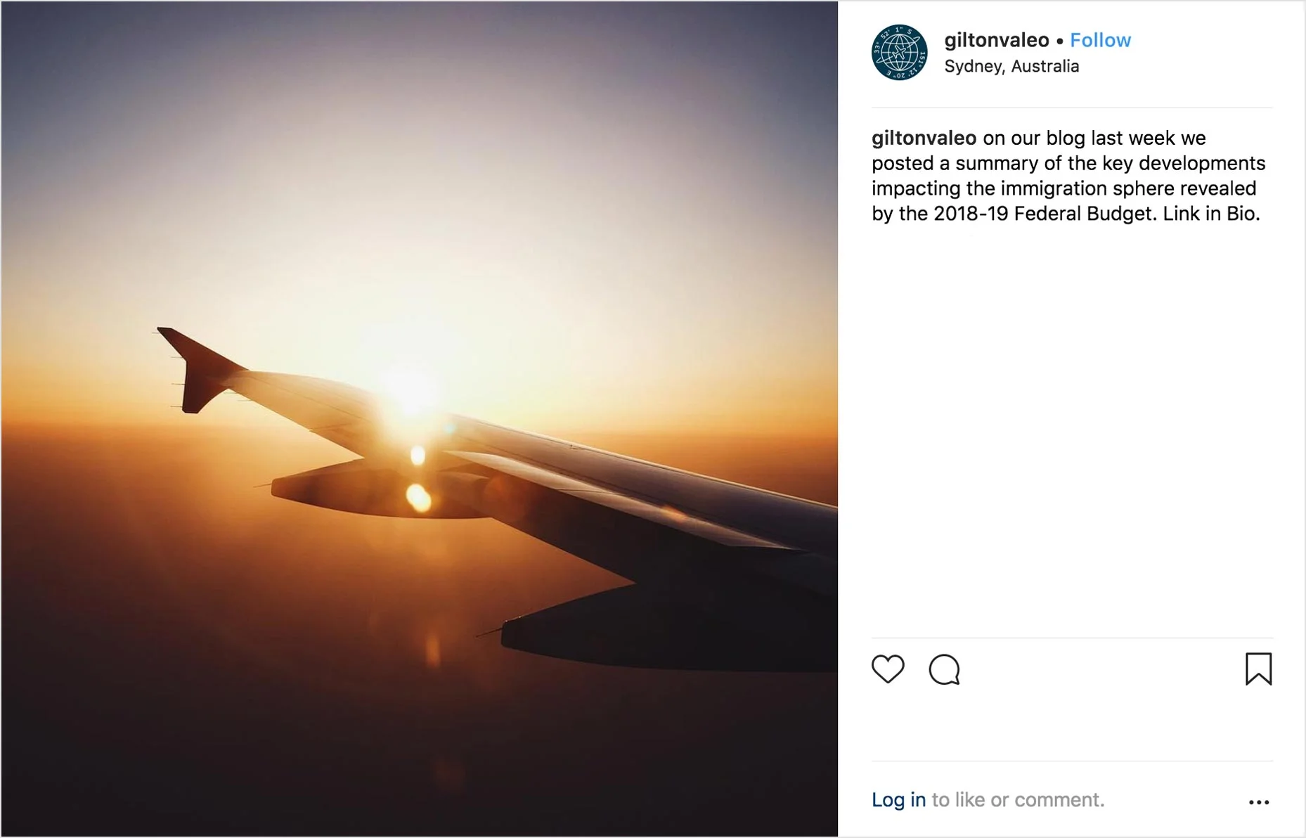 Instagram Post: First Class treatment
