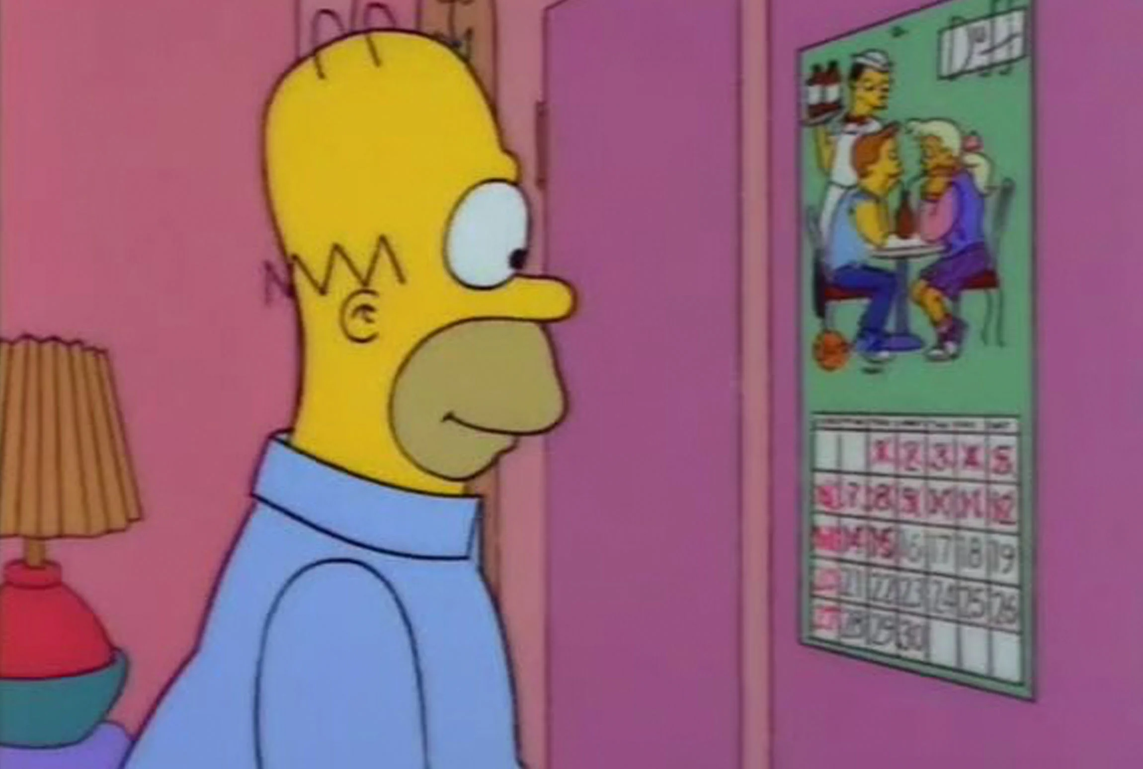 When Homer gave up beer he was aided by a Duff Beer calendar to mark the days he didn’t drink.