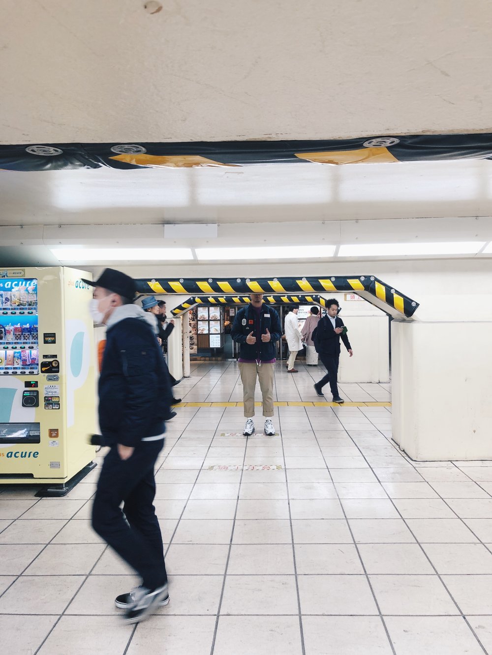 Low Head Room, Ueno Station.