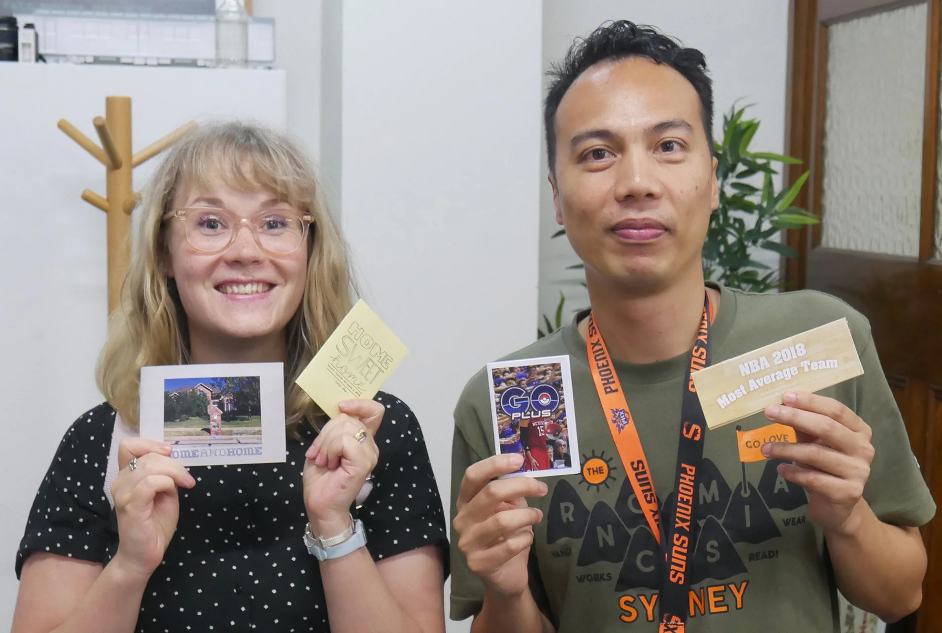 Ellie (@ellielilee) and Lorenzo (@30homegames) with their first zines