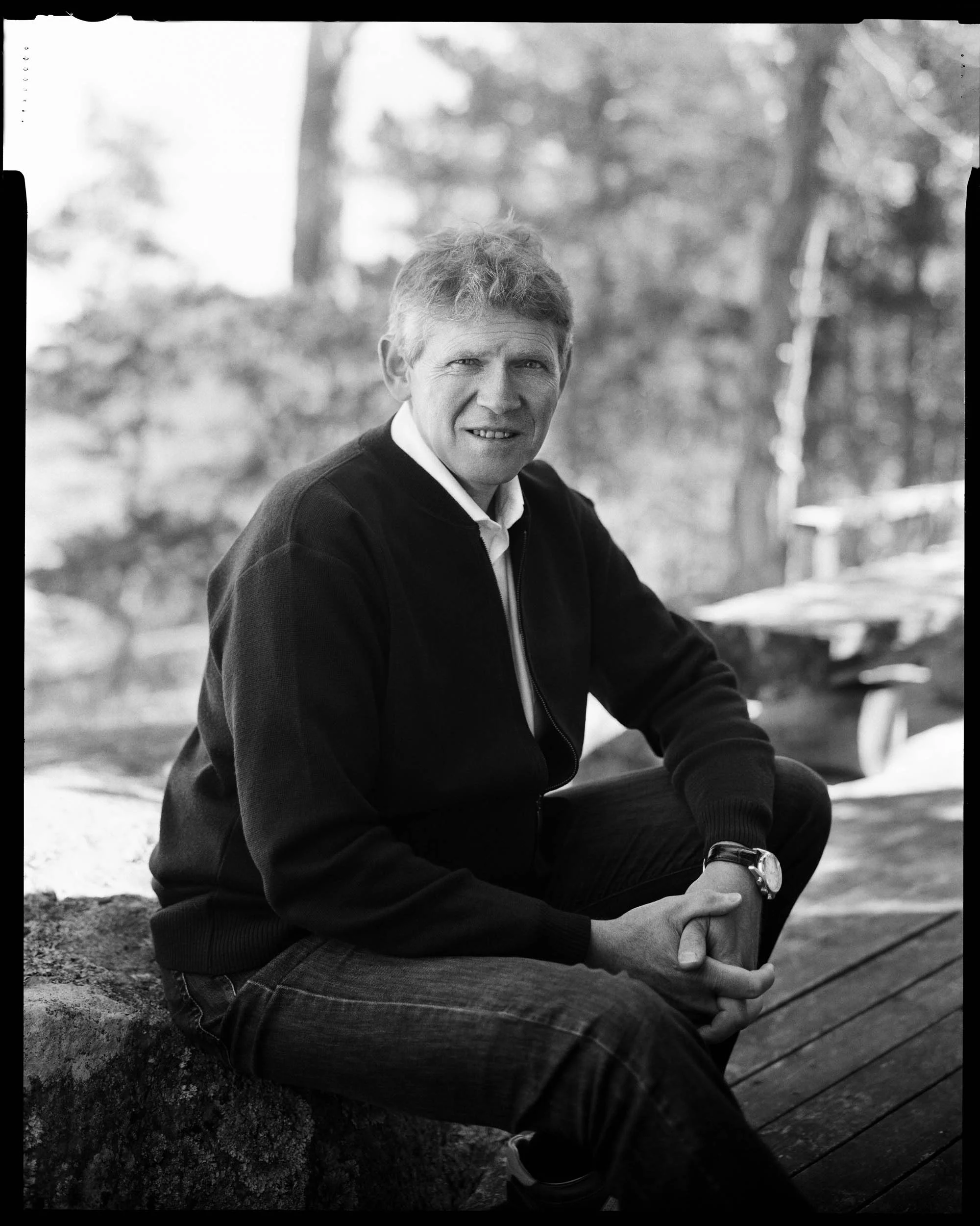 24 Scandinavia Project - Portrait of stranger with 4x5" viewcamera.