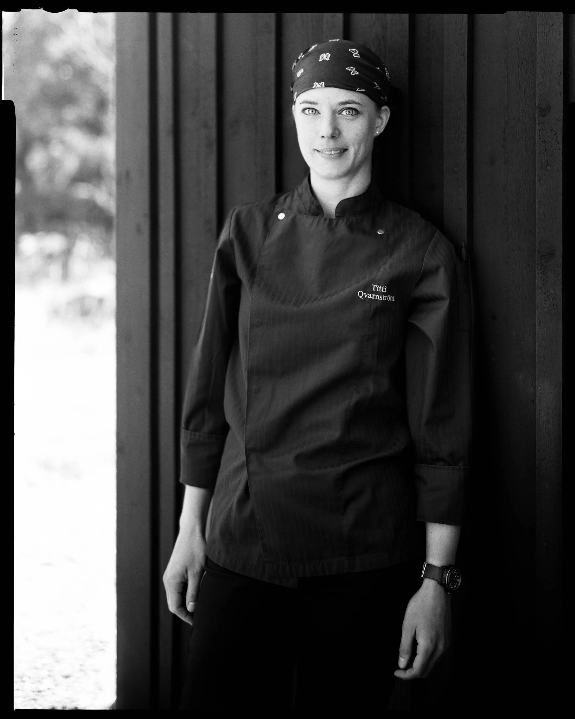24 Scandinavia Project - Portrait of stranger with 4x5" viewcamera.