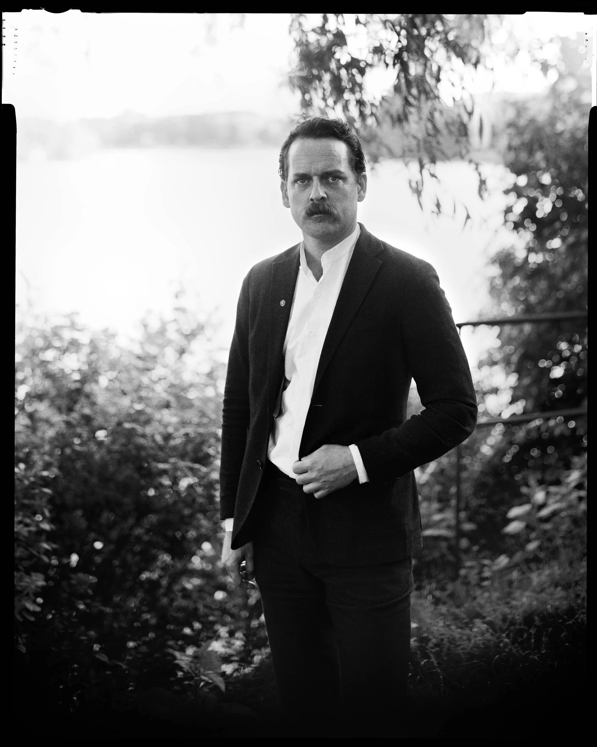 24 Scandinavia Project - Portrait of stranger with 4x5" viewcamera.