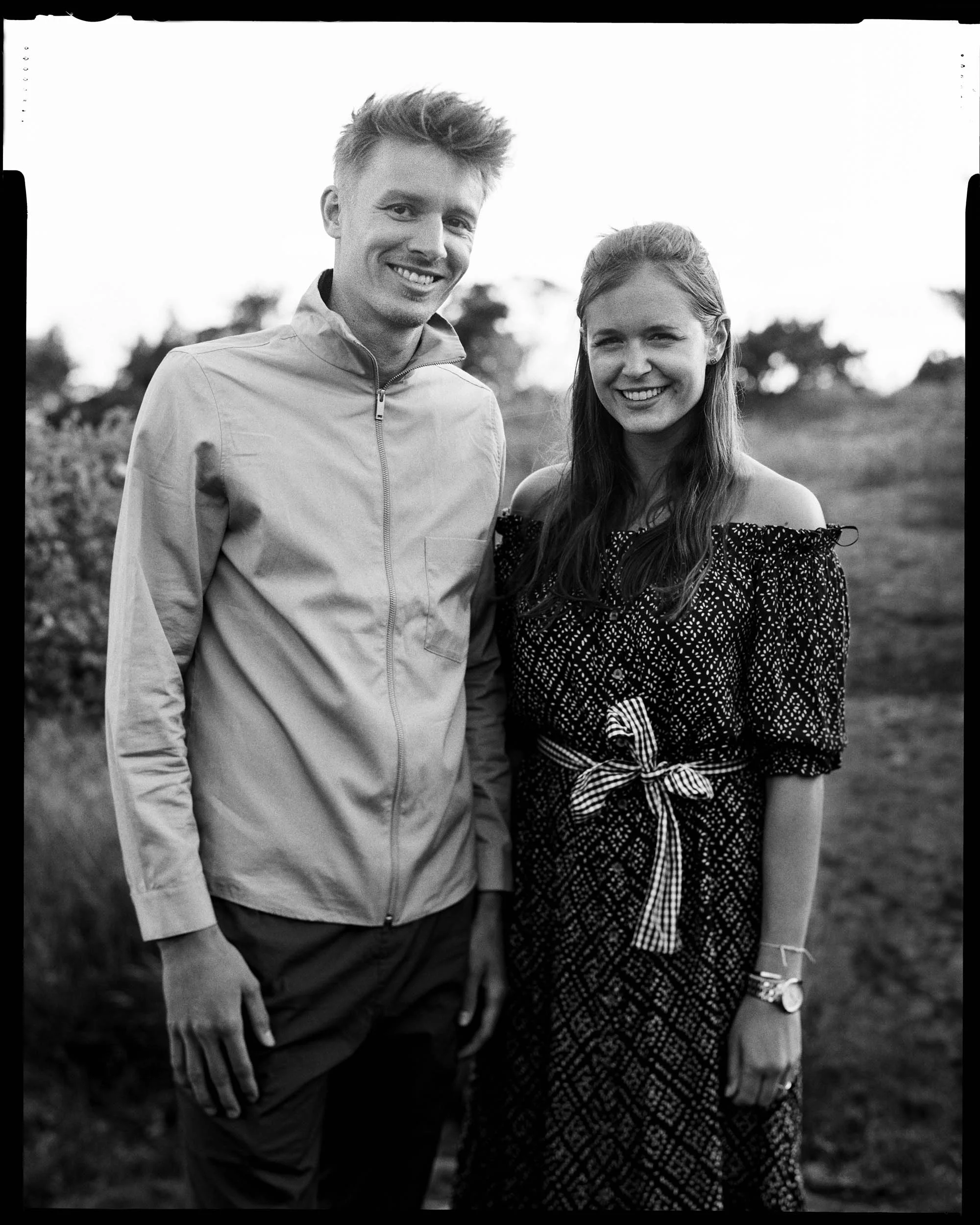 24 Scandinavia Project - Portrait of stranger with 4x5" viewcamera.