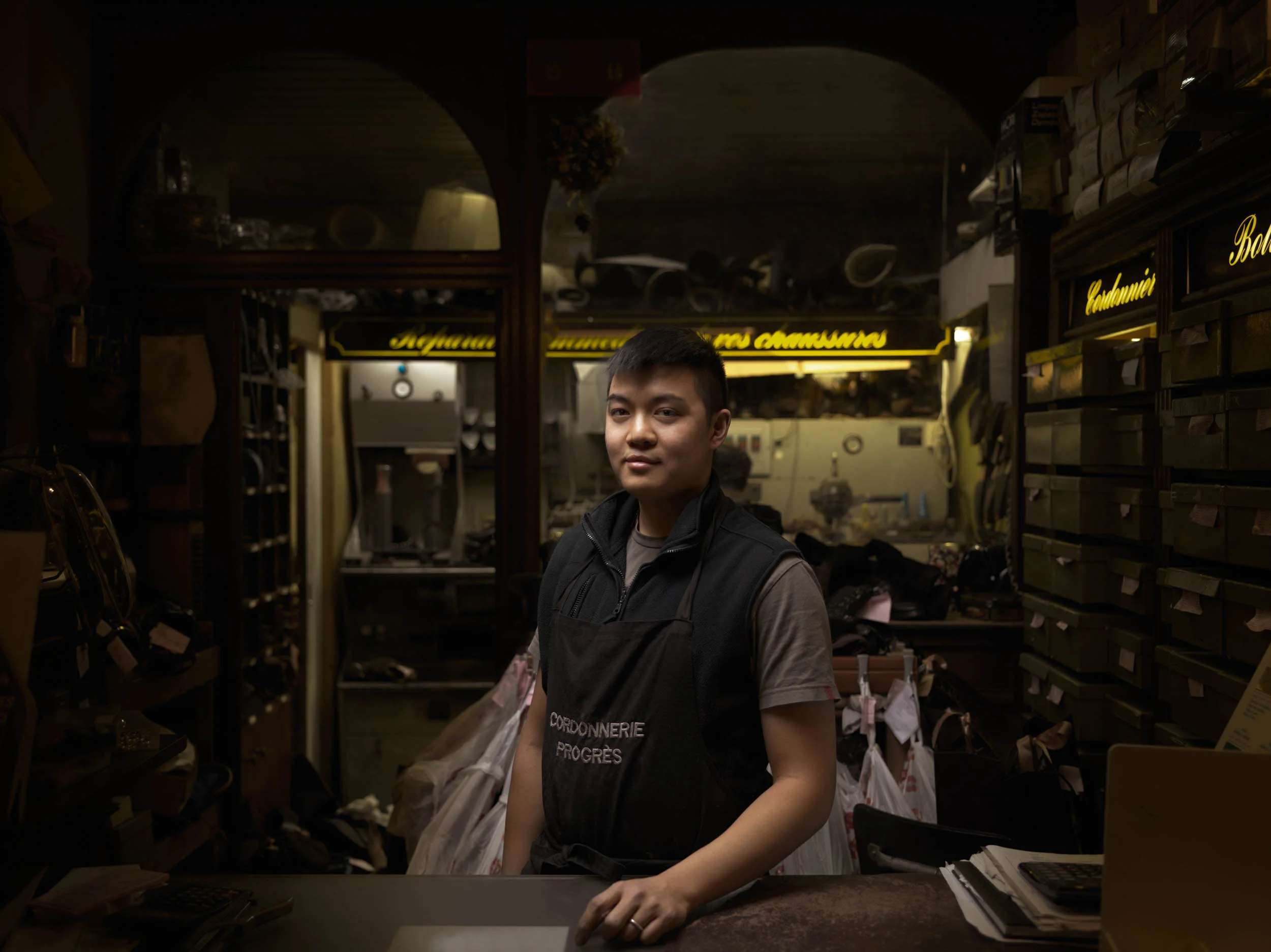 Portraits de Commerçants.