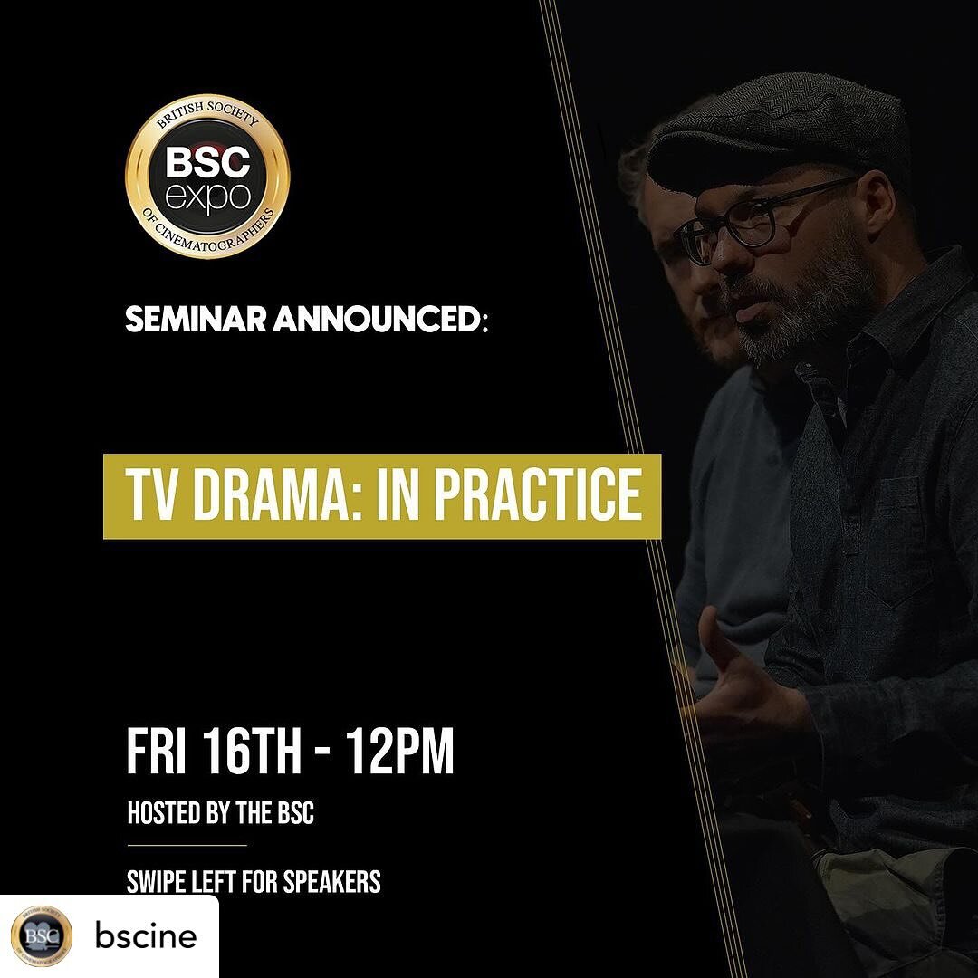 Looking forward to this! (Not bringing my dog though.) Posted @withregram &bull; @bscine SEMINAR ANNOUNCED: &ldquo;TV DRAMA: IN PRACTICE&rdquo; - A follow-up to last years casual and frank conversation about breaking into TV Drama.

Hosted by: Britis