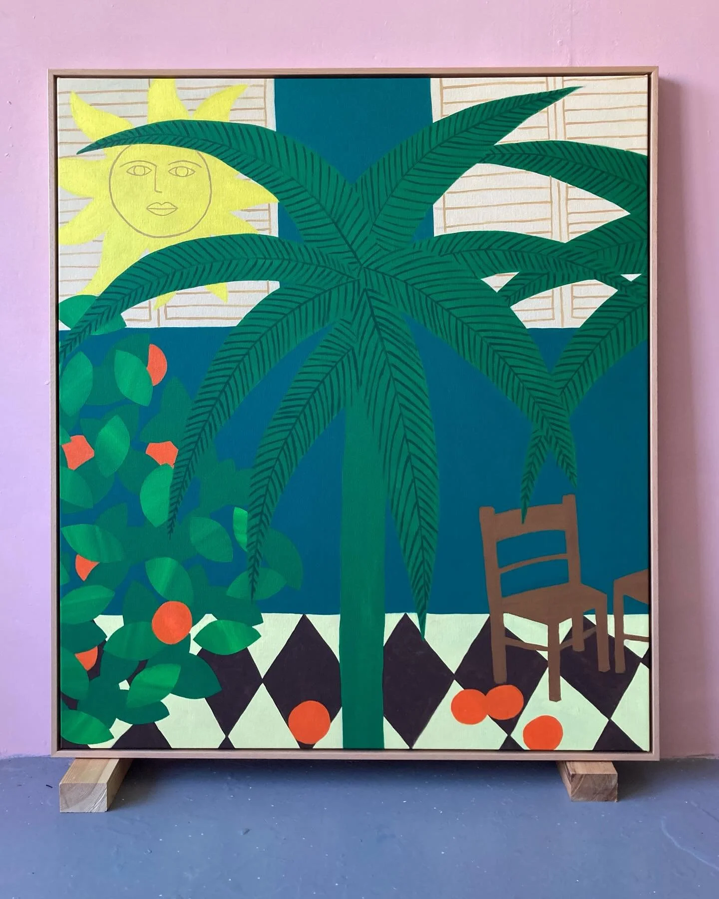 Currently on show with @artfriendgallery for @affordableartfairuk in Battersea park in London. See you stand i7 until Sunday! ✌️💛