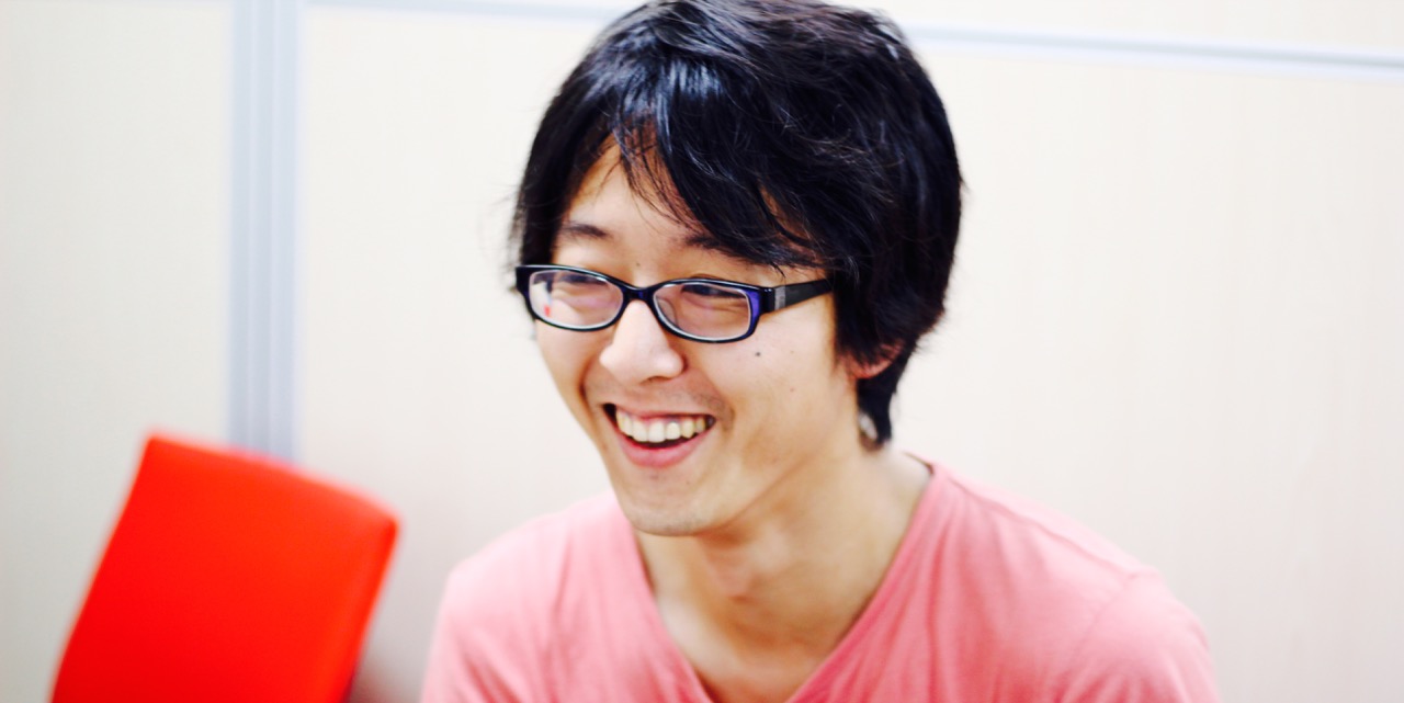 ヌーラボ吉澤さん。非常に気さくで人と話すことが大好きな方。