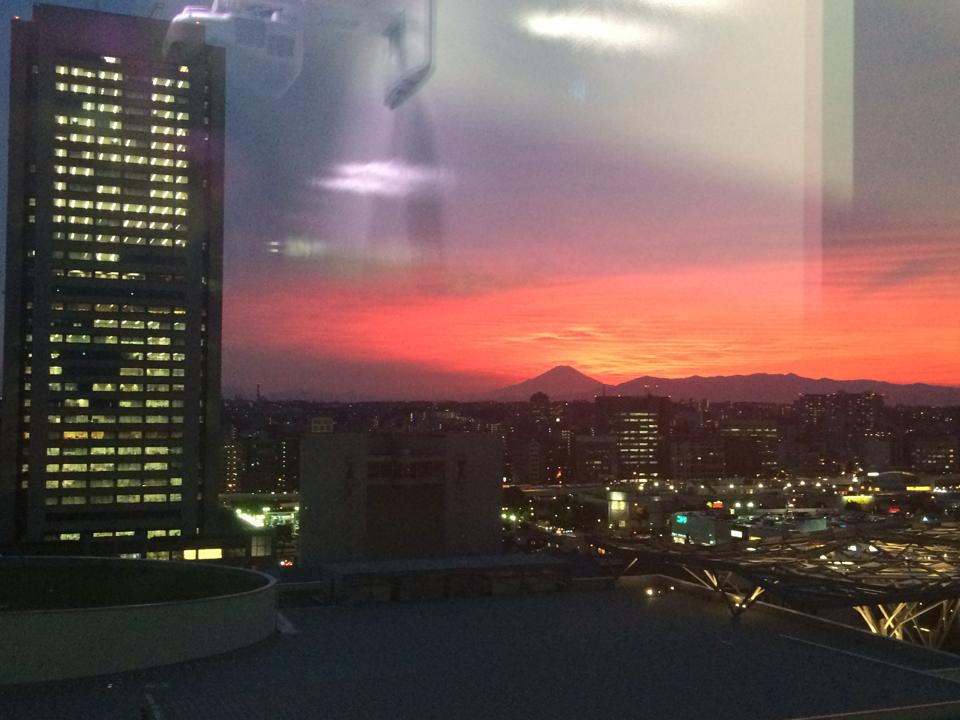 atWareからは夕日がみえます。とてもきれいです。