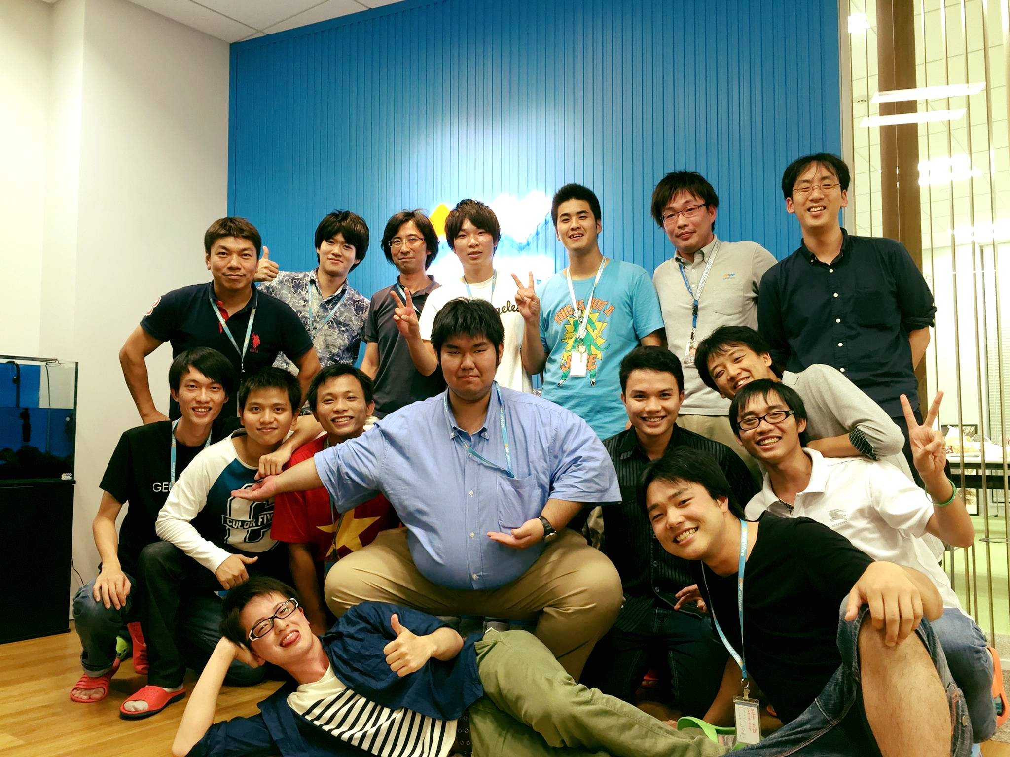 ベトナムと日本の学生がインターンシップで夏にatWareで働きました。