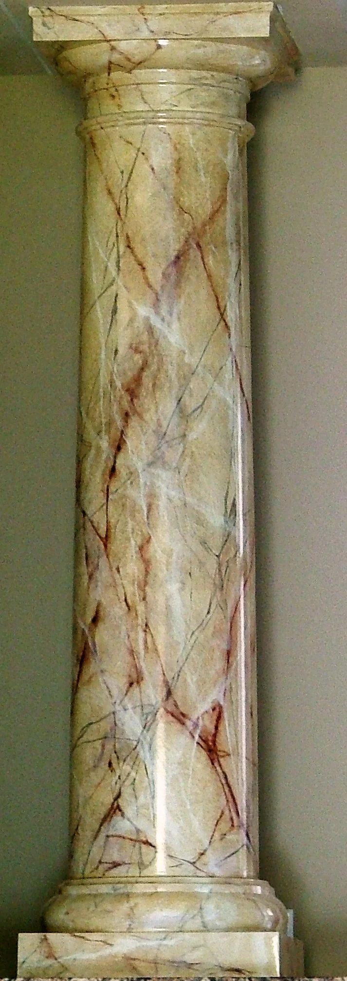 Faux Marble Column