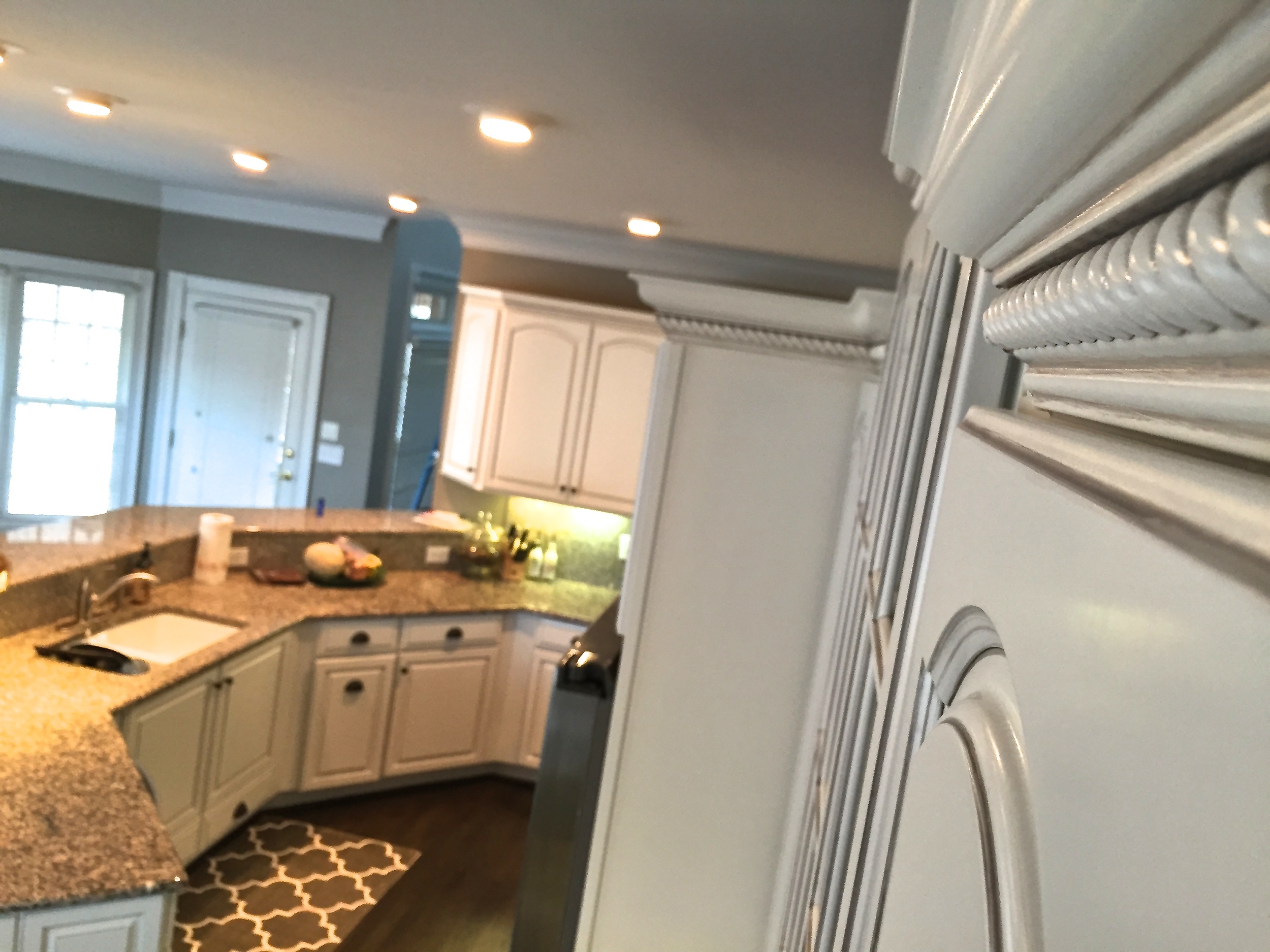 Cream White Kitchen Refinish