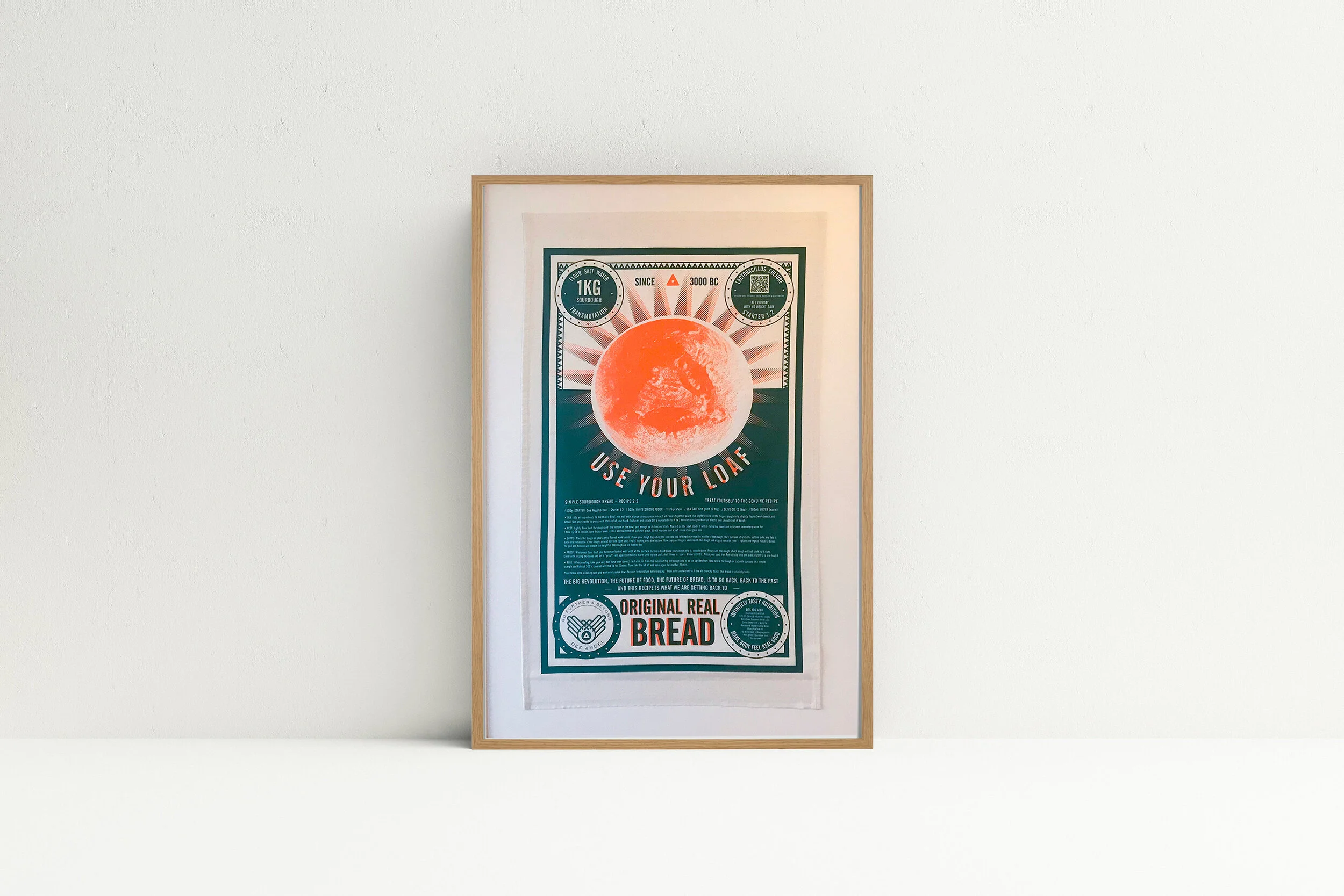 Vintage Flour Sack – Kitchen Wall Art