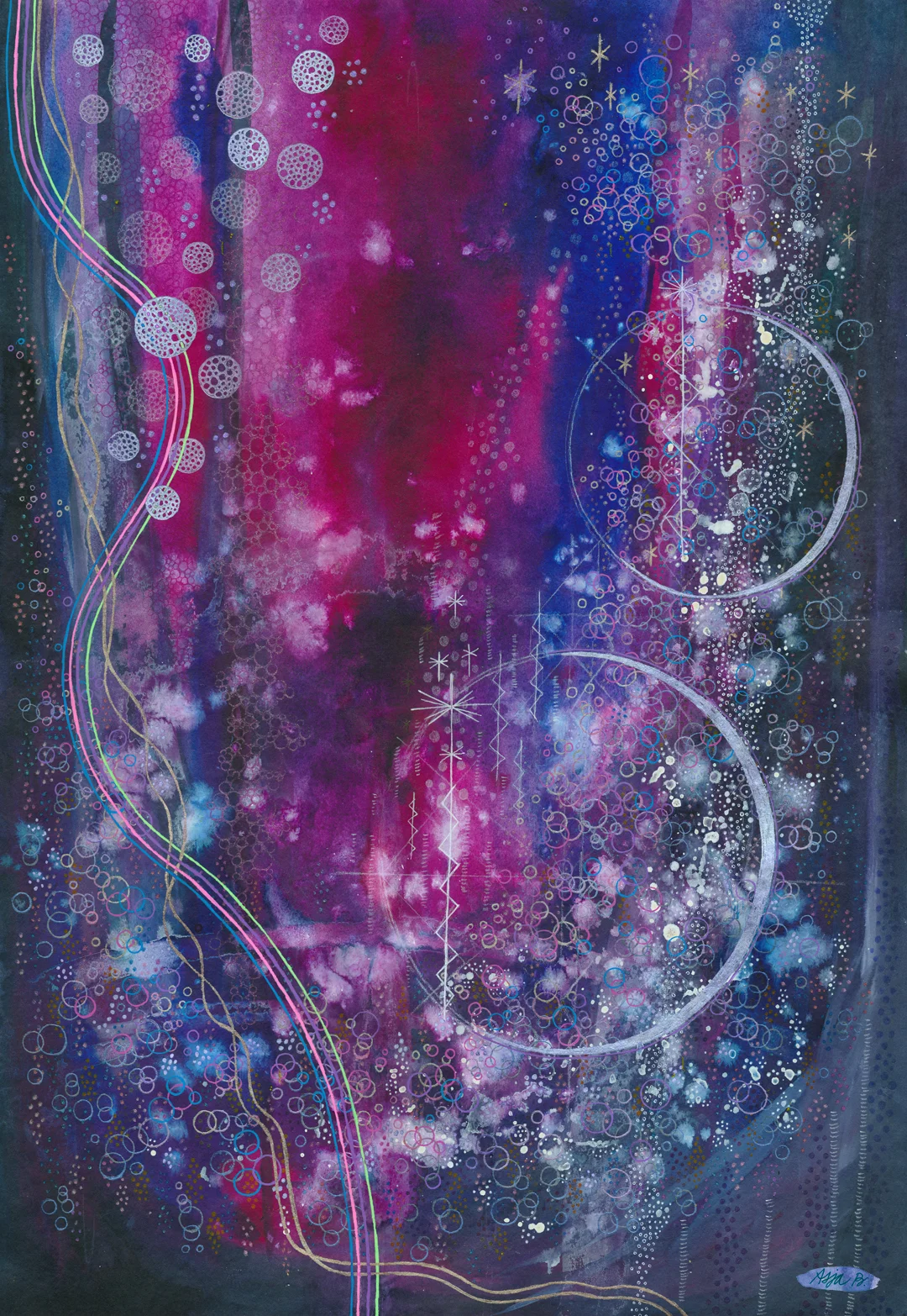 Intimation , ink on 35.5x51cm paper.
