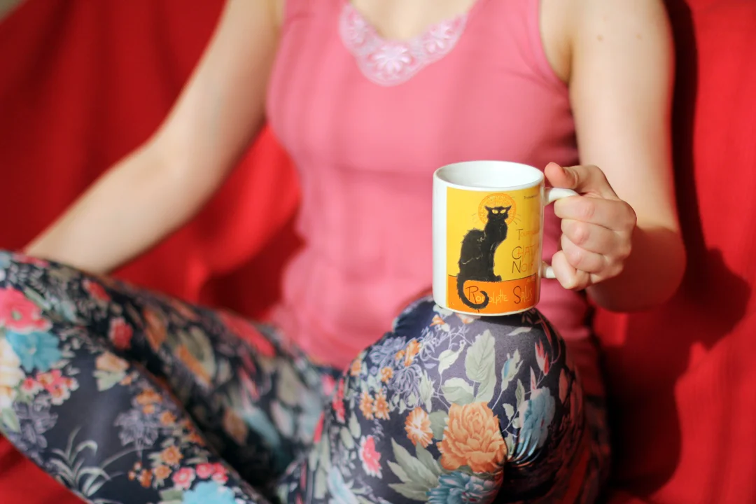 Post yoga tea time.