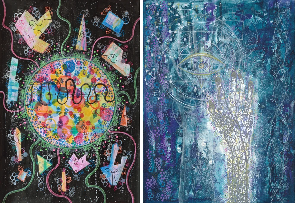 On the left: Mr Fantasizer , on the right: Stargazer