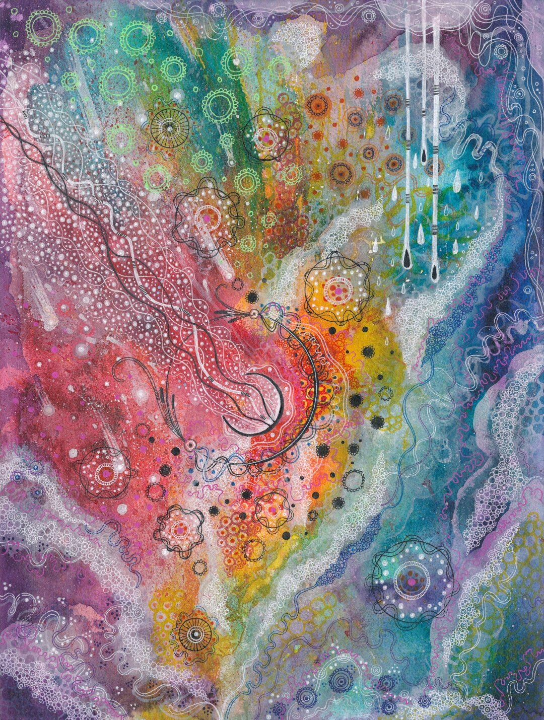 Cosmic jelly fish, 2015.