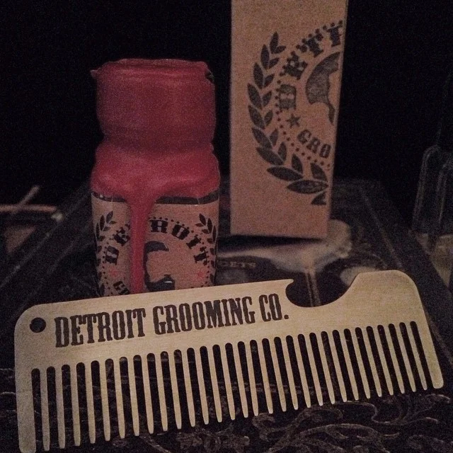 The &quot;Corktown&quot; beard oil from @detroitgrooming smells so freakin' good. And c'mon, how cool is it that the comb is a bottle opener? #grooming #detroit #madeinusa