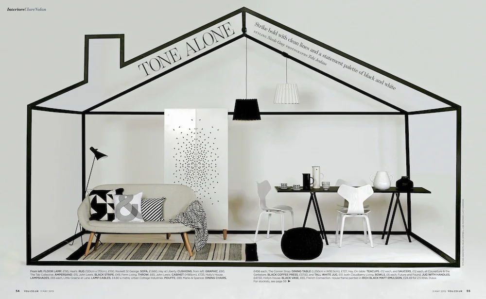 You Magazine, May 2015, Twin Tone Lampshades