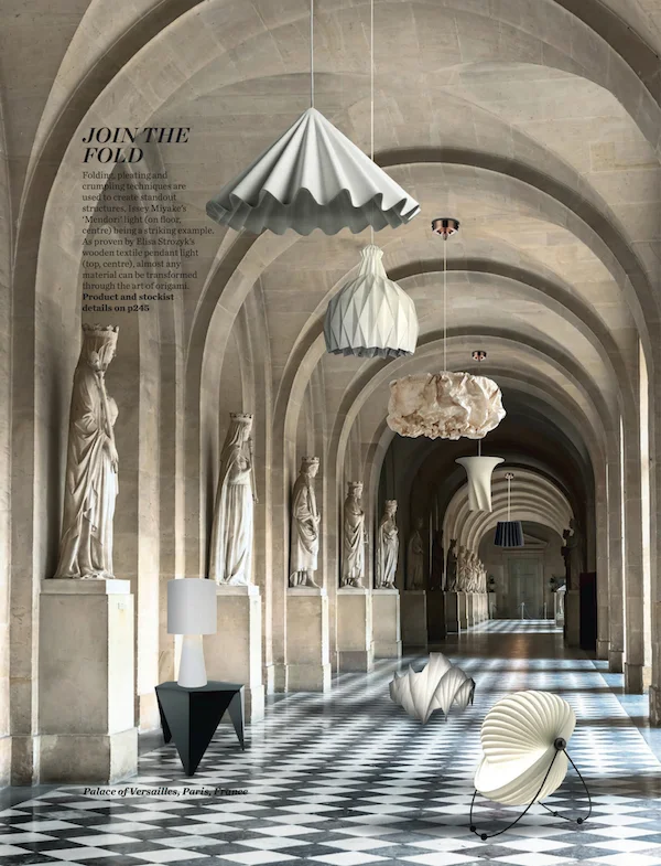 Elle Decoration, October 2014, Lane Twin Tone Lampshade - Black & China White