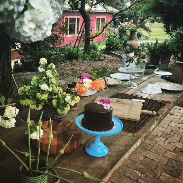 Another of last season's dinners at Weber Ranch from @dellafattoria's Instagram