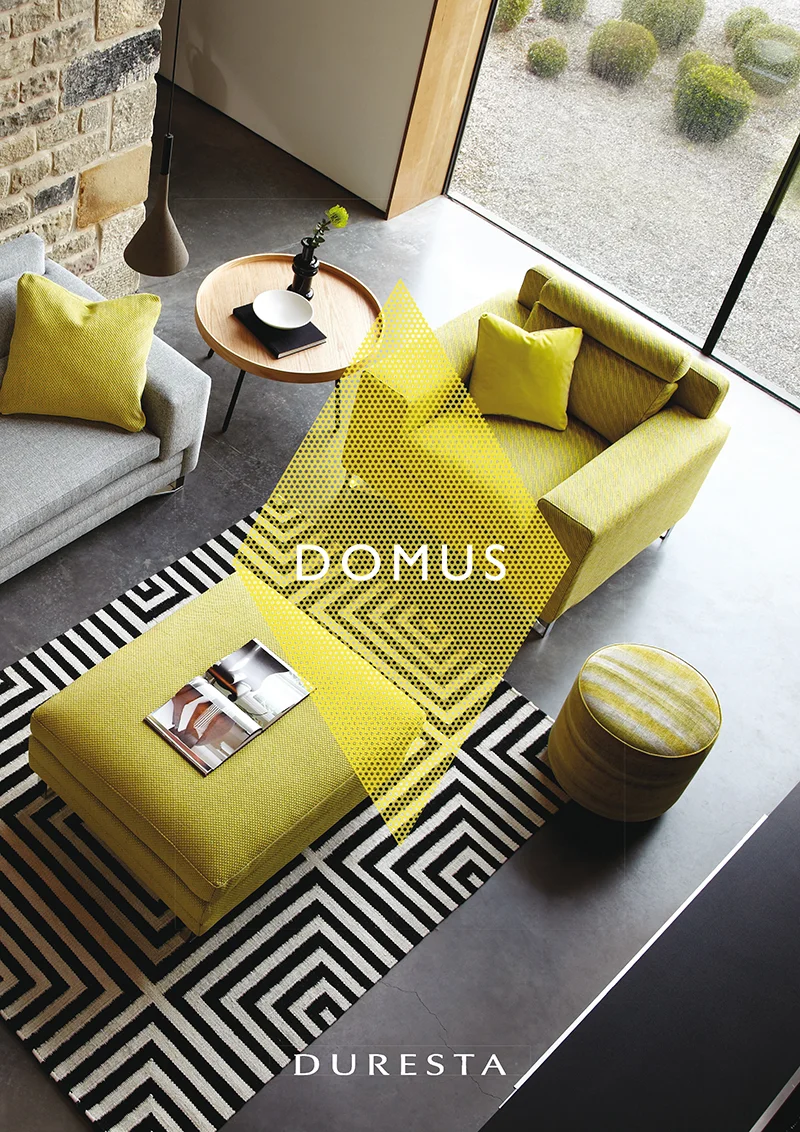Front over of Duresta's 'Domus' Catalogue