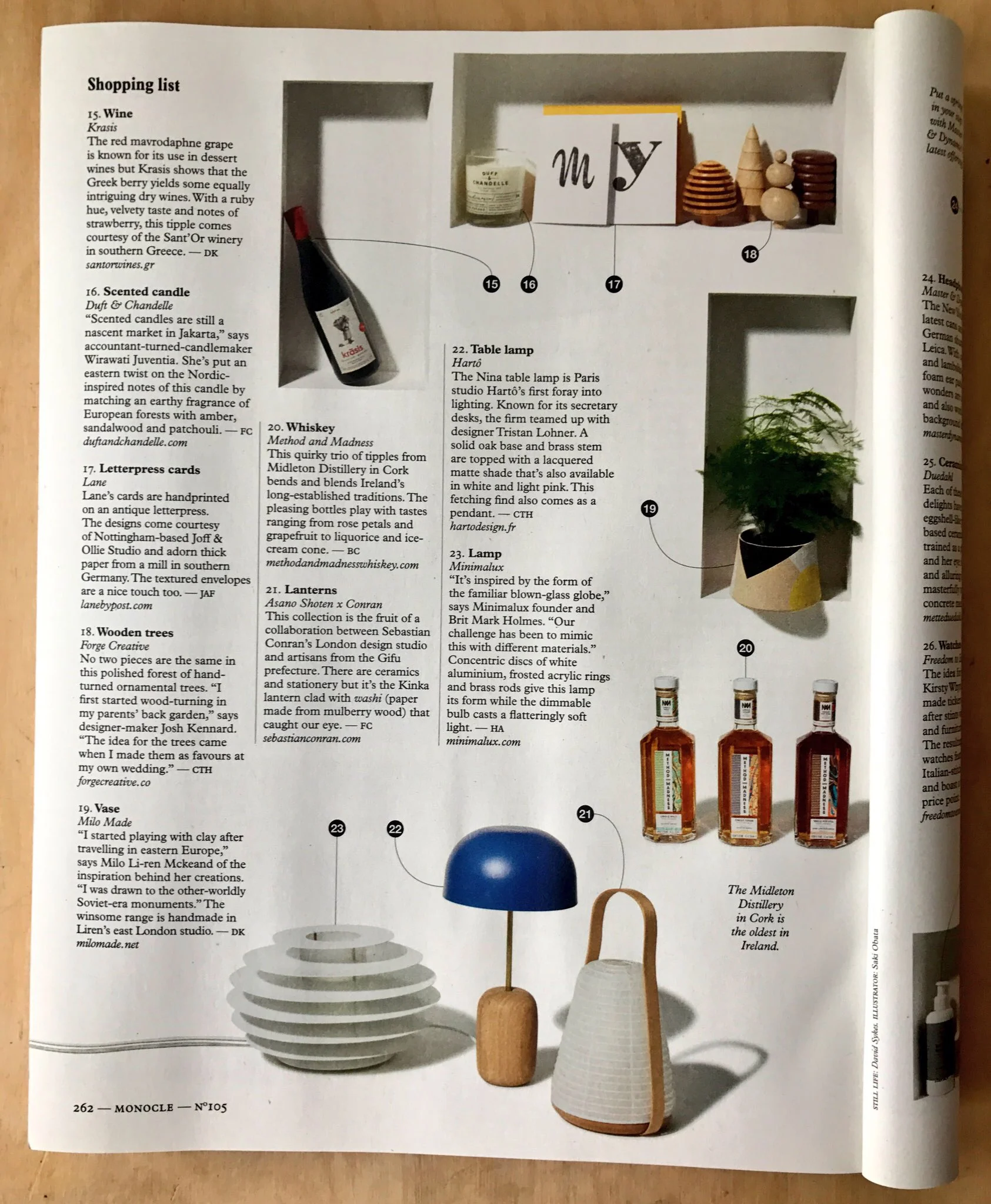 Monocle Magazine, Alphabet Letterpress Cards, June 2017