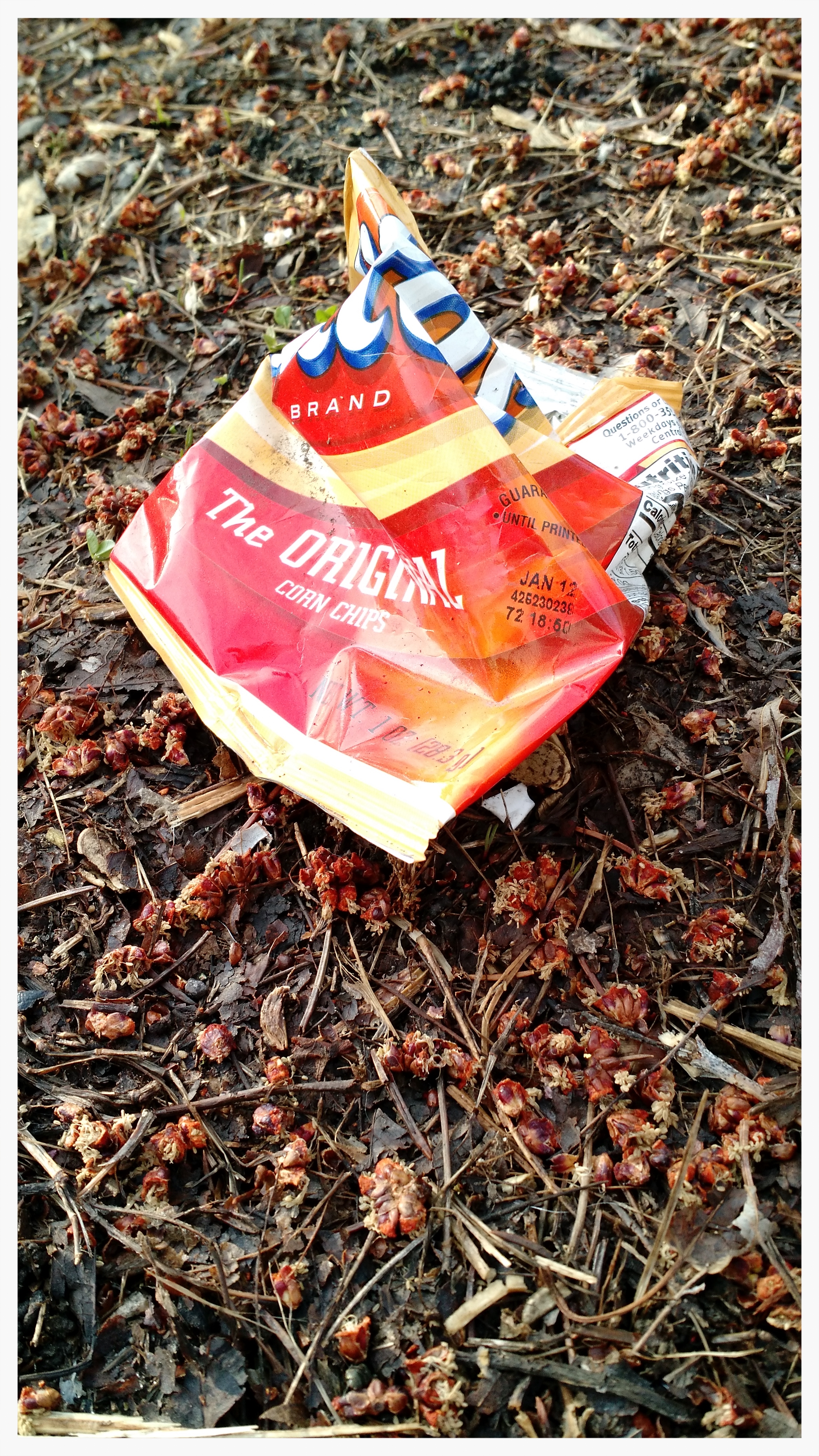 No more chips. But the bag's still tasty.