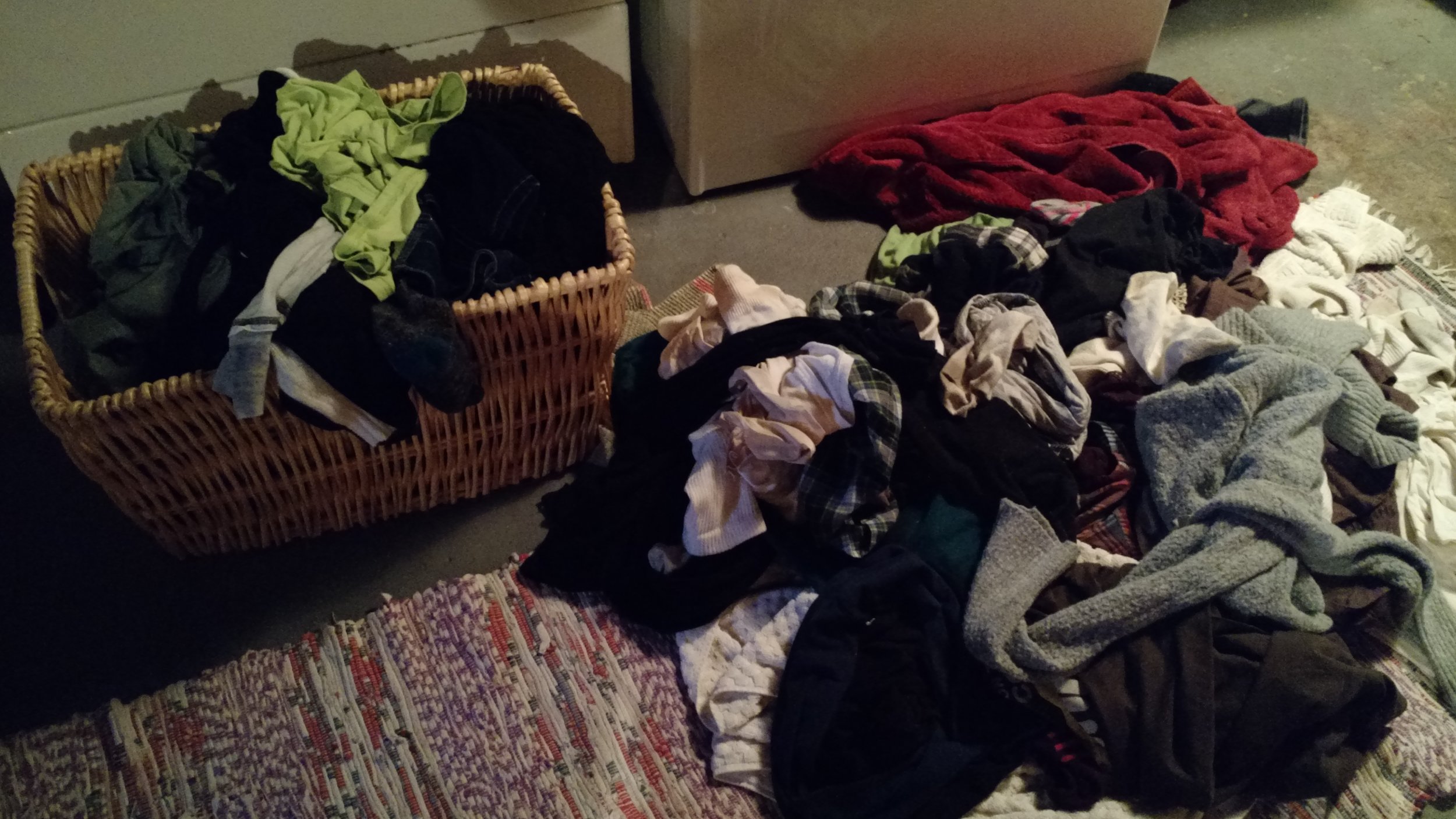 I thought I just did the laundry!