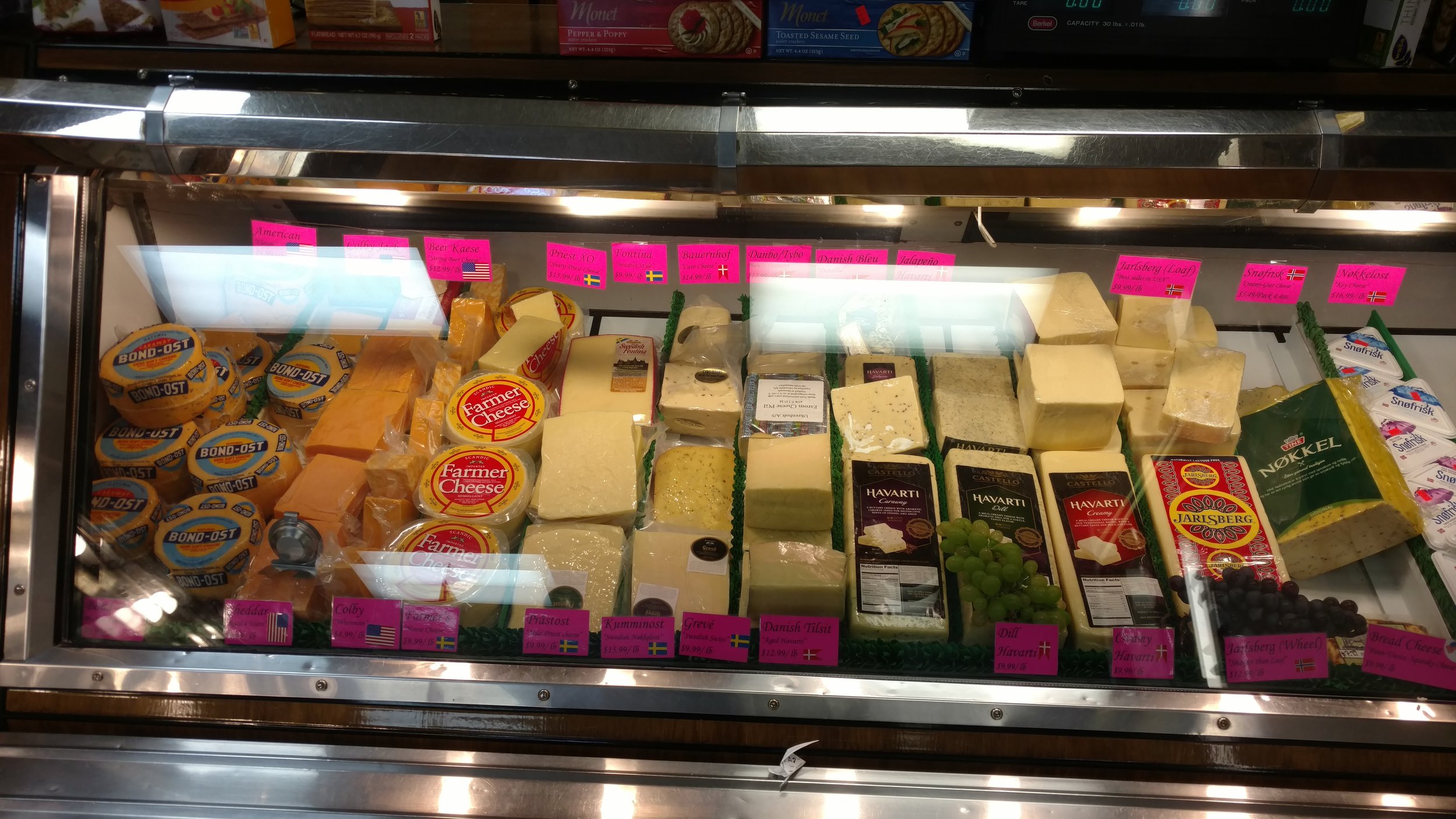 The cheese section