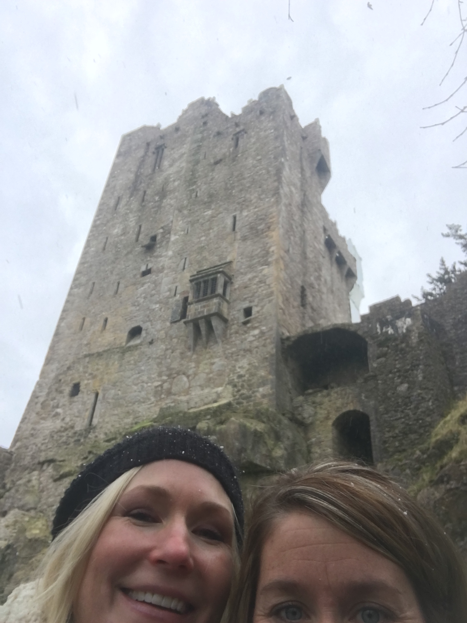 Murphy and me at Blarney Castle
