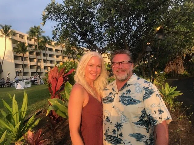 Husband and me