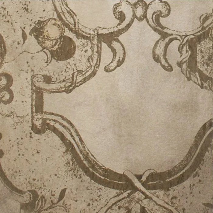 Cartouche "Bronze Dore" Wallpaper