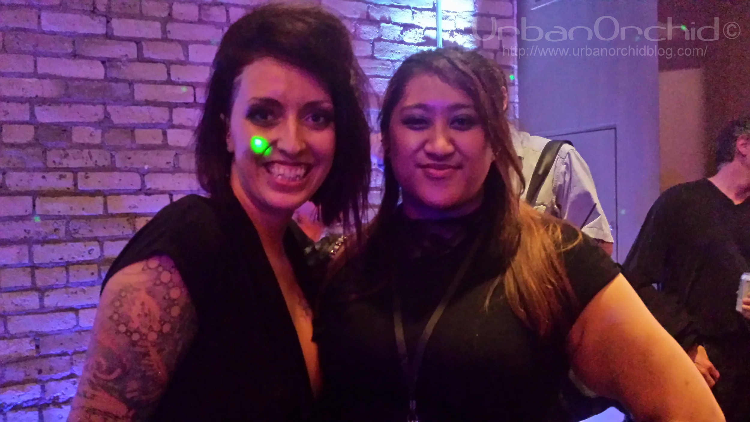 Duluth designer Sasha Howell and I after her show.