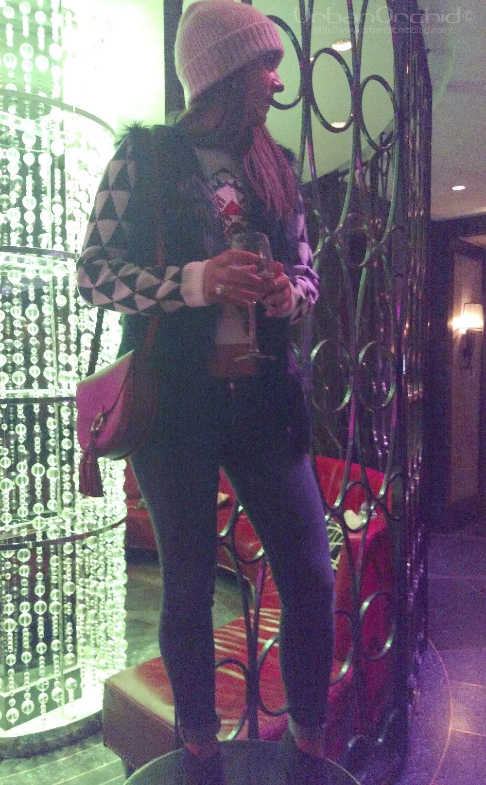 Scarf and beanie by Orley for W Hotels
