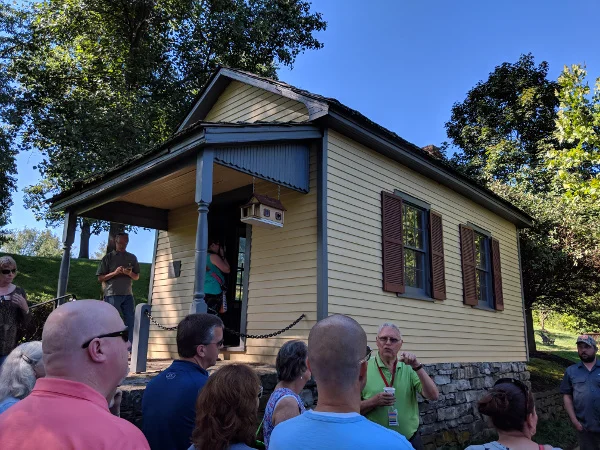 Quart House is touted as the oldest remaining “retail whiskey store”. Mostly I liked that there is a tiny replica hanging from it.
