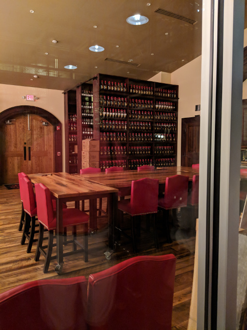 Tasting room for Private Select clients.