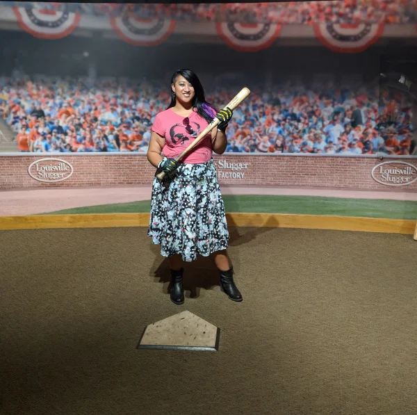 My Carrie Underwood inspired moment - not smashing the hell out of some jerk’s car but just holding a White Sox game-winning bat!