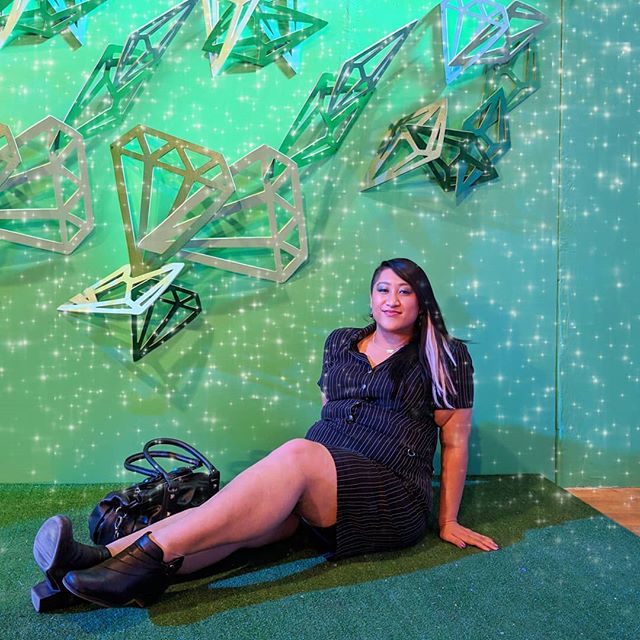 Had way too much fun at&nbsp;@youreagemmsp's opening night for #fwmn ✨
.
.
.
Played in the ball pit, stepped into a geode, twirled around in the opal tunnel, and more.&nbsp; My fave moment was sitting in&nbsp;@pinklinendesigns spring themed gemstone 