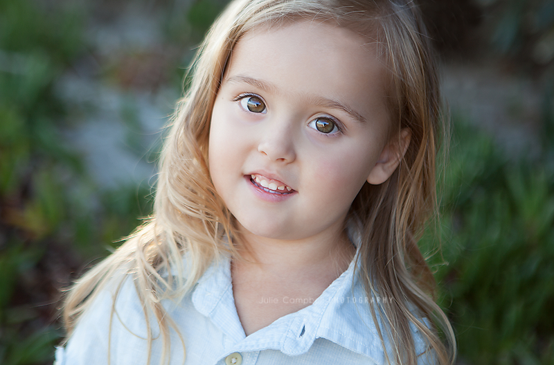 Children portrait at the beach