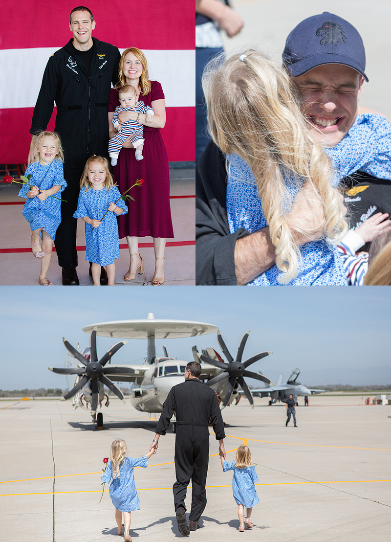 Military Homecoming in Point Mugu, California