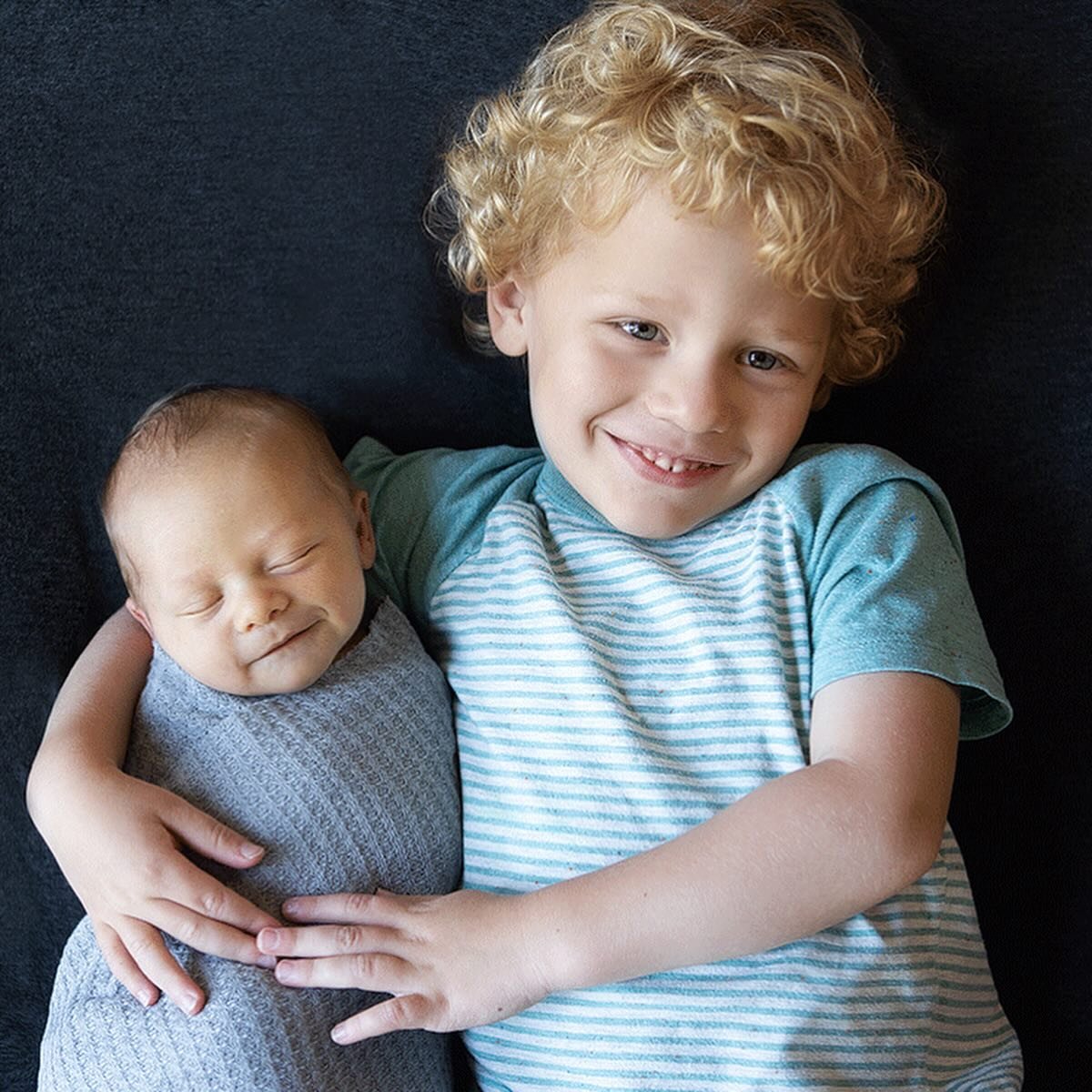 These boys will melt your heart. Brothers are the best! 💙💙💙