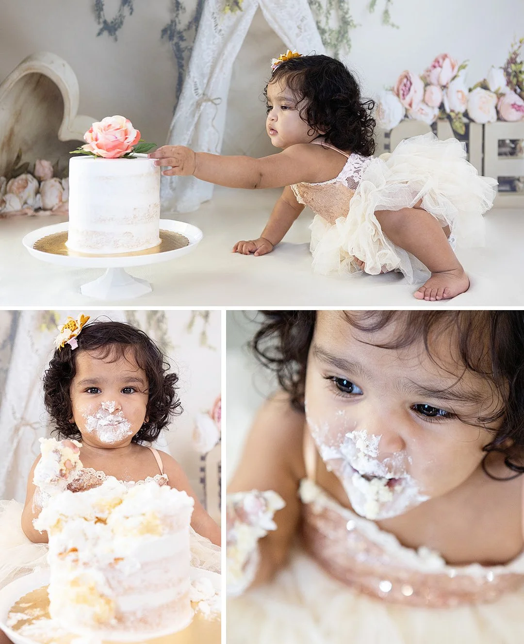 First Birthday Cake Smash Photo Shoot